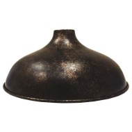 Διακοσμητική σκιάδα μεταλλική Φ36x22cm μπρονζέ σειρά Σύρος
