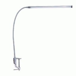 Led φωτιστικό γραφείου ασημί 5W 4000k ενδιάμεσο λευκό φως με Clip touch Dimmable