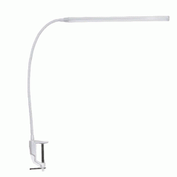 Led φωτιστικό γραφείου λευκό 5W 4000k ενδιάμεσο λευκό φως με Clip touch Dimmable