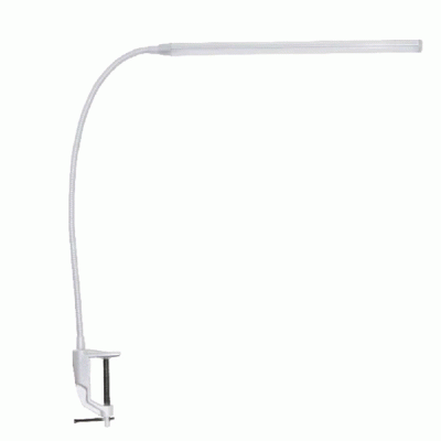 Led φωτιστικό γραφείου λευκό 5W 4000k ενδιάμεσο λευκό φως με Clip touch Dimmable