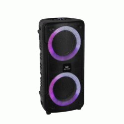 Karaoke Set Trevi Xf 440 με φωτειζόμενα ηχεία οθόνη LED και επαναφορτιζόμενη μπαταρία