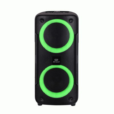 Karaoke Set Trevi Xf 440 με φωτειζόμενα ηχεία οθόνη LED και επαναφορτιζόμενη μπαταρία