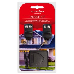 Κit ασύρματου τηλεχειρισμού SUPERIOR INDOOR με receiver και 2 χειριστήρια 433,92MHz