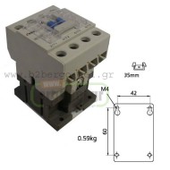 Ρελέ ισχύος KRIPAL τύπου LG UKC1-32/4 τετραπολικό 15KW 415V με πηνίο 230V 32AC3/50AC1