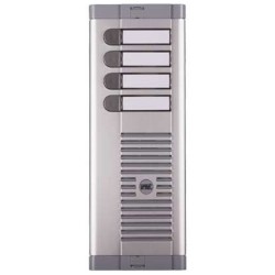 Μπουτονιέρα URMET 925/104 για 4 διαμερίσματα με κουτί εντοιχισμού και θέση θυρομεγαφώνου
