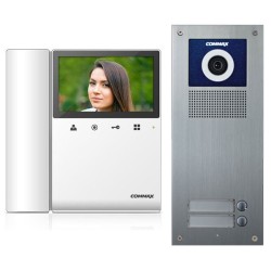 Κιτ θυροτηλεόρασης COMMAX DRC-2CU CDV-43K2 4 καλωδίων με οθόνη και χειρολαβή Κιτ θυροτηλεόρασης COMMAX DRC-2CU CDV-43K2 4 καλωδίων με οθόνη και χειρολαβή