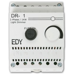 Ρυθμιστής φωτισμού DR-1 230V 1KW ράγας τοπικού χειρισμού ωμικών φορτίων(δέχεται διακόπτη ON-OFF)