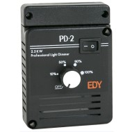 Ρυθμιστής φωτισμού- DIMMER PD-2 μαύρο 230V 2,5KW επαγωγικών/ωμικών φορτίων με SOFT START