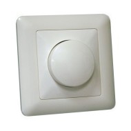 Ρυθμιστής φωτισμού - Dimmer DM-4 χωνευτός 3 έως 1000W γενικής χρήσης με πατητό διακόπτη ON/OFF