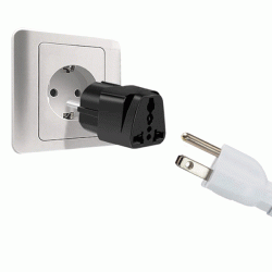 Αντάπτορας Universal Sz-013 από πρίζα SCHUKO σε όλες τις πρίζες συσκευών εξωτερικού