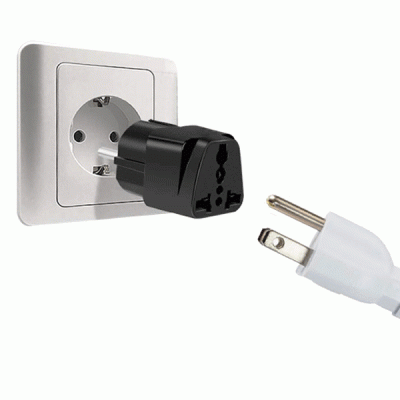 Αντάπτορας Universal Sz-013 από πρίζα SCHUKO σε όλες τις πρίζες συσκευών εξωτερικού