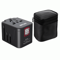 Αντάπτορας Universal Arcas Ta-01 Travel με θύρες Usb κατάλληλος για περισσότερες από 150 χώρες Αντάπτορας Universal Arcas Ta-01 Travel με θύρες Usb κατάλληλος για περισσότερες από 150 χώρες