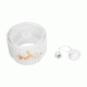 GloboStar® GIRAFFE 204-0007 Παιδικό Κρεμαστό Φωτιστικό Φιγούρα Μονόφωτο 1 x E27 IP20 Λευκό Ύφασμα - Μ30 x Π30 x Υ70cm