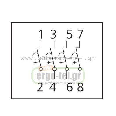 Ασφάλεια αυτόματη τετραπολική (4P) 20Α 10ΚΑ KRIPAL UKB7-20/4 Ασφάλεια αυτόματη τετραπολική (4P) 20Α 10ΚΑ KRIPAL UKB7-20/4