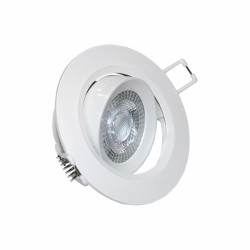 Φωτιστικό LED σποτ ψευδοροφής 5W 230V πλαστικό στρόγγυλο 3000k θερμό λευκό φως 400lumen Φωτιστικό LED σποτ ψευδοροφής 5W 230V πλαστικό στρόγγυλο 3000k θερμό λευκό φως 400lumen