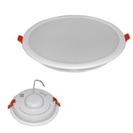 Led panel στρόγγυλο χωνευτό ψευδοροφής 15W 230V 3000k θερμό λευκό φως 1275lumen δέσμης 120° Led panel στρόγγυλο χωνευτό ψευδοροφής 15W 230V 3000k θερμό λευκό φως 1275lumen δέσμης 120°