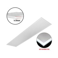 Led panel ψευδοροφής Backlit 4000K ενδιάμεσο λευκό φως 40W διαστάσεων 30x120cm 
