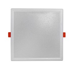 Led φωτιστικό ψευδοροφής λευκό τετράγωνο 20W 230V 3000k θερμό λευκό φως 1700lumen δέσμης 120° Led φωτιστικό ψευδοροφής λευκό τετράγωνο 20W 230V 3000k θερμό λευκό φως 1700lumen δέσμης 120°