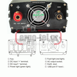 Φορτιστής μπαταρίας BC-1230A 12VDC 30A με είσοδο 230VAC 50Hz απόδοση 85%