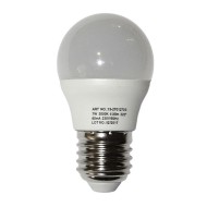 Λάμπα led G45 Ε27 σφαιρική 7W 230V 6200k ψυχρό λευκό φως δέσμης 180° 800lm με ματ κάλυμμα