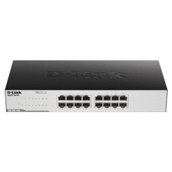 Μεταγωγέας δικτύου DESKTOP SWITCH D-LINK GO-SW-16G με 16ΘΥΡΕΣ GIGABIT ETHERNET 10/100/1000Mbps