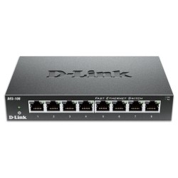 Μεταγωγέας δικτύου D-LINK DES-108 8-Port Fast Ethernet Unmanaged Desktop Switch