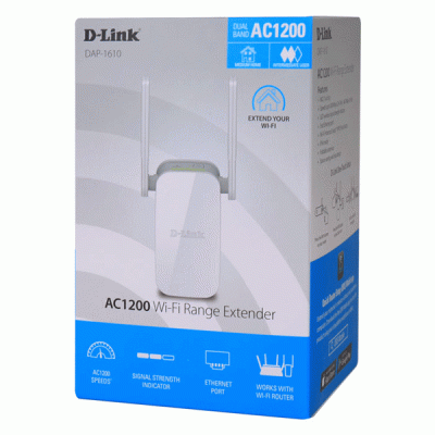 WiFi Range Extender AC1200 D-LINK DAP-1610 με θύρα Ethernet & δύο ισχυρές κεραίες