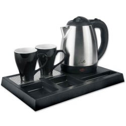 Δίσκος καλωσορίσματος LIFE Welcome με inox βραστήρα 1.2L 1800W και 2 κούπες