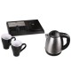 Δίσκος καλωσορίσματος LIFE Welcome με inox βραστήρα 1.2L 1800W και 2 κούπες