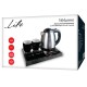 Δίσκος καλωσορίσματος LIFE Welcome με inox βραστήρα 1.2L 1800W και 2 κούπες