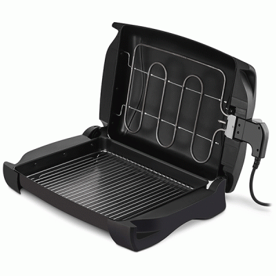 Επιτραπέζια ηλεκτρική ψησταριά LIFE Steakhouse 1100W με άνω αντίσταση και καπάκι Επιτραπέζια ηλεκτρική ψησταριά LIFE Steakhouse 1100W με άνω αντίσταση και καπάκι