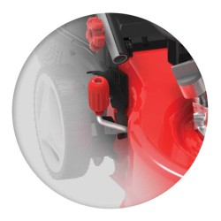 Χλοοκοπτική μηχανή βενζίνης MIYAKE XL45 AUT 4Hp με πλαστικό κάδο και μεταλλικό σασί