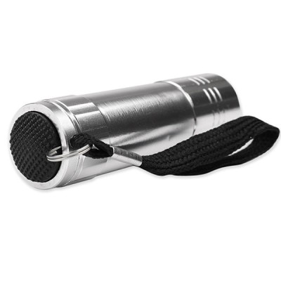Αλουμινένιος mini φακός LED χειρός SONORA SILVER RAY 30lm ψυχρό λευκό φως 6000k & απόσταση 20m