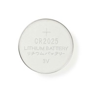 Μπαταρία λιθίου (κουμπί) NEDIS CR2025 3V σε blister 5 τεμαχίων Μπαταρία λιθίου (κουμπί) NEDIS CR2025 3V σε blister 5 τεμαχίων