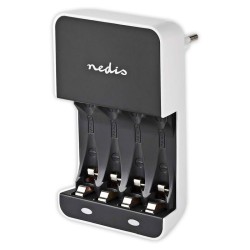 Φορτιστής NEDIS BACH05 230V AC 50Hz για μπαταρίες ΑΑ/ΑΑΑ