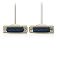 Καλώδιο NEDIS CCGP52100IV20 1:1 D-Sub 25 pin αρσενικό σε D-Sub 25 pin αρσενικό μήκους 2m
