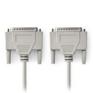 Καλώδιο NEDIS CCGP52100IV20 1:1 D-Sub 25 pin αρσενικό σε D-Sub 25 pin αρσενικό μήκους 2m
