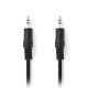 Καλώδιο ήχου NEDIS CAGB22000BK15 3,5mm αρσ. Stereo - 3,5mm αρσ. Stereo σε συσκευασία blister 1.5m