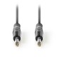 Καλώδιο ήχου NEDIS COTH23000GY50 6.35mm αρσενικό σε 6.35mm αρσενικό 5.00m