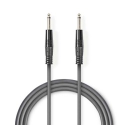 Καλώδιο ήχου NEDIS COTH23000GY50 6.35mm αρσενικό σε 6.35mm αρσενικό 5.00m