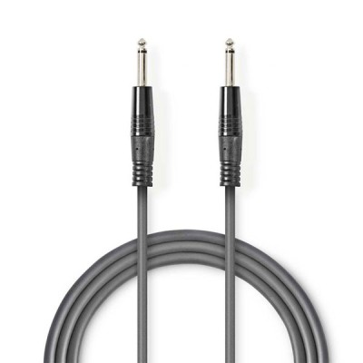 Καλώδιο ήχου NEDIS COTH23000GY50 6.35mm αρσενικό σε 6.35mm αρσενικό 5.00m