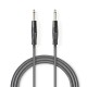 Καλώδιο ήχου NEDIS COTH23000GY50 6.35mm αρσενικό σε 6.35mm αρσενικό 5.00m
