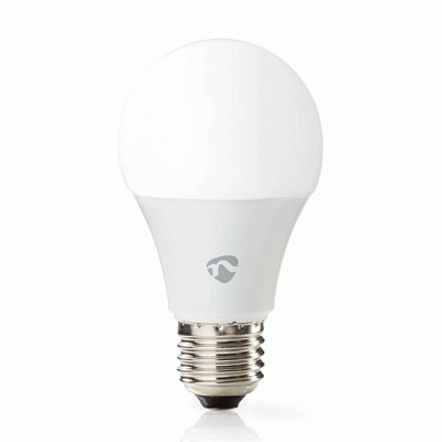 Wi-Fi έξυπνη λάμπα NEDIS WIFILRC10E27 RGB LED E27 9W 806lm RGB + 2700-6500k δέσμης 200°
