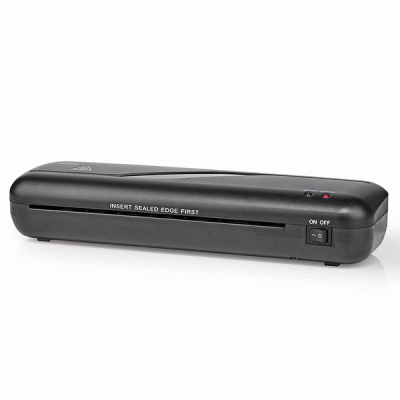 Πλαστικοποιητής NEDIS LAMI112BK4 A4 230 mm/min με διακόπτη On/Off & αυτόματη απενεργοποίηση