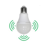 Λάμπα Led αχλάδι E27 12W 230V 3000k λευκό θερμό φως 1200Lm με ανιχνευτή κίνησης μικροκυμμάτων