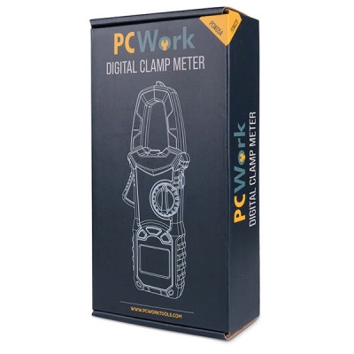 Ψηφιακή αμπεροτσιμπίδα PCWork PCW05A True RMS με οθόνη LCD ιδανική για επαγγελματική χρήση