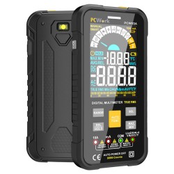 Ψηφιακό πολύμετρο 9999 μετρήσεων PCWork PCW03A με μεγάλη οθόνη & 5 πλήκτρα λειτουργίας
