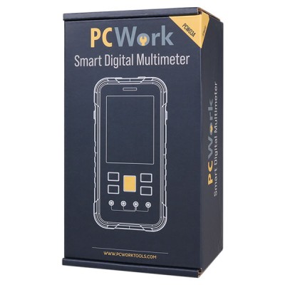 Ψηφιακό πολύμετρο 9999 μετρήσεων PCWork PCW03A με μεγάλη οθόνη & 5 πλήκτρα λειτουργίας