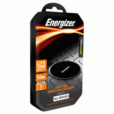 Ασύρματος φορτιστής ENERGIZER WLACBLBKM 10W με ενδεικτική λυχνία LED Ασύρματος φορτιστής ENERGIZER WLACBLBKM 10W με ενδεικτική λυχνία LED
