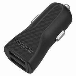 Universal φορτιστής αυτοκινήτου ENERGIZER με 2 εξόδους USB 3.4A και αποσπώμενο καλώδιο Lightning